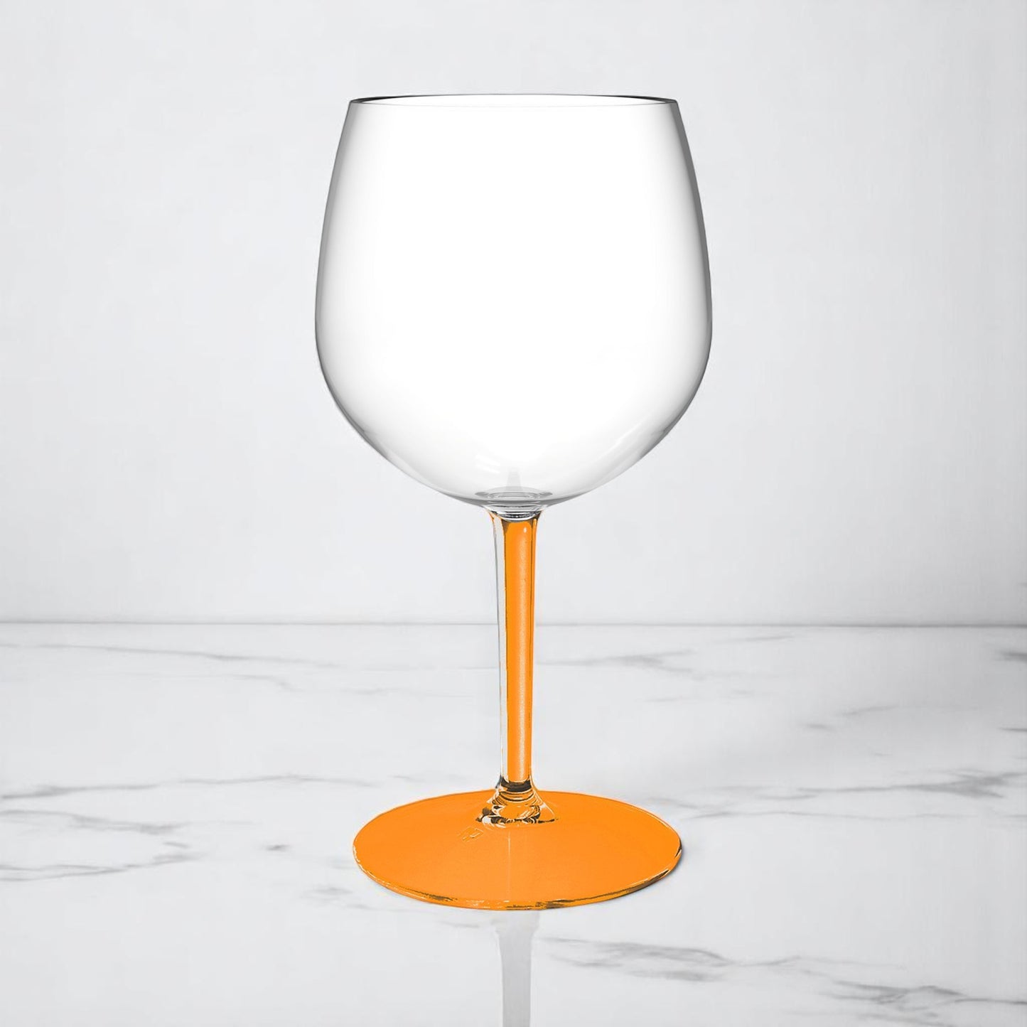 Zestaw 4 kieliszków z pomarańczową nogą - Halloween Edition