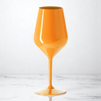 Zestaw 4 kieliszków Halloween – 2 pomarańczowe + 2 z pomarańczową nogą