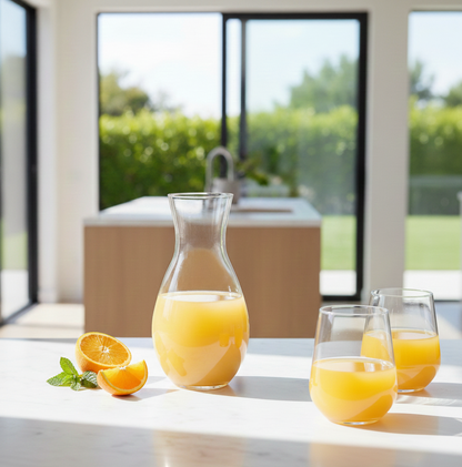 Karafka plastikowa Classic przezroczysta 1000 ml