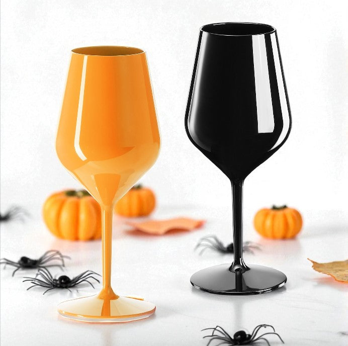 Zestaw kieliszków czarny + pomarańczowy - Halloween Edition