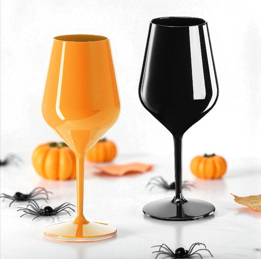 Zestaw kieliszków czarny + pomarańczowy - Halloween Edition