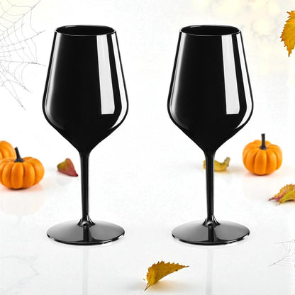 Zestaw 2 czarnych kieliszków – Halloween Edition